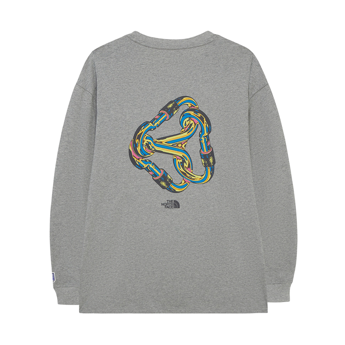 노스페이스 카라비너 롱슬리브 R/티셔츠 멜란지 그레이 - 25FW(The North Face Karabiner L/S R/T-Shirt Melange Grey - 25FW) - 2