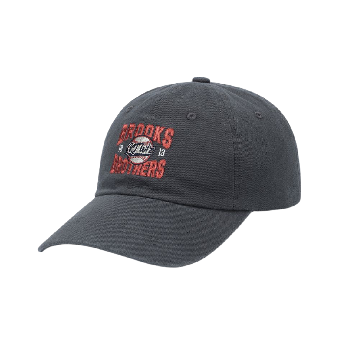 KT 위즈 x 브룩스 브라더스 볼캡 차콜(KT Wiz x Brooks Brothers Ball Cap Charcoal)
