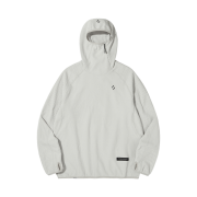 WELTER EXPERIMENT Calora Fleece Hooded Fullover White