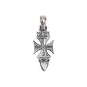 ETCE Cross Dagger Pendant Silver