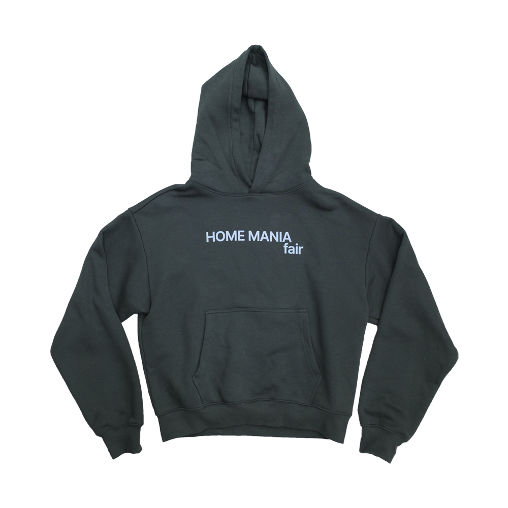 이스트쿤스트 홈매니아페어 로고 후디 차콜(ISTKUNST Hmf Logo Hoodie Charcoal)