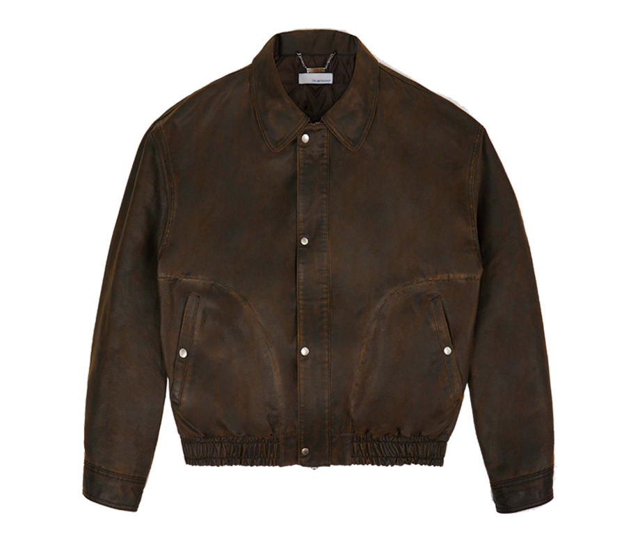 JTK_ARTISANAL_AW25_J02 JTK ARTISANAL Corset-Seamed Washed Leather Jumper