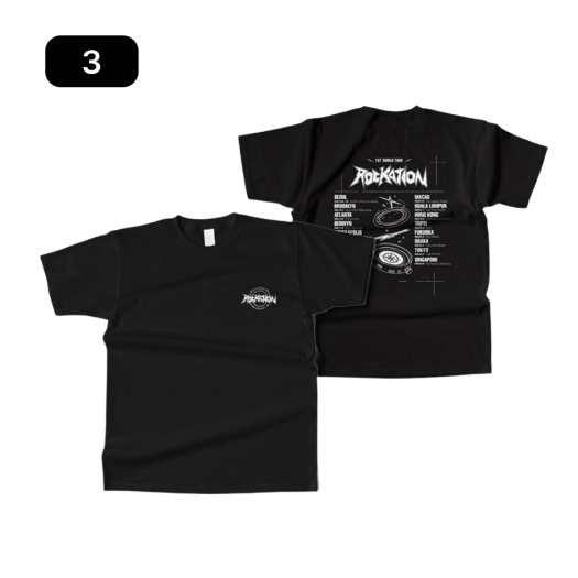 トップス ADERERROR Space 1.0 Hongdae T-ShirtBlack ADERERROR Space 1.0 Hongdae T-ShirtBlack