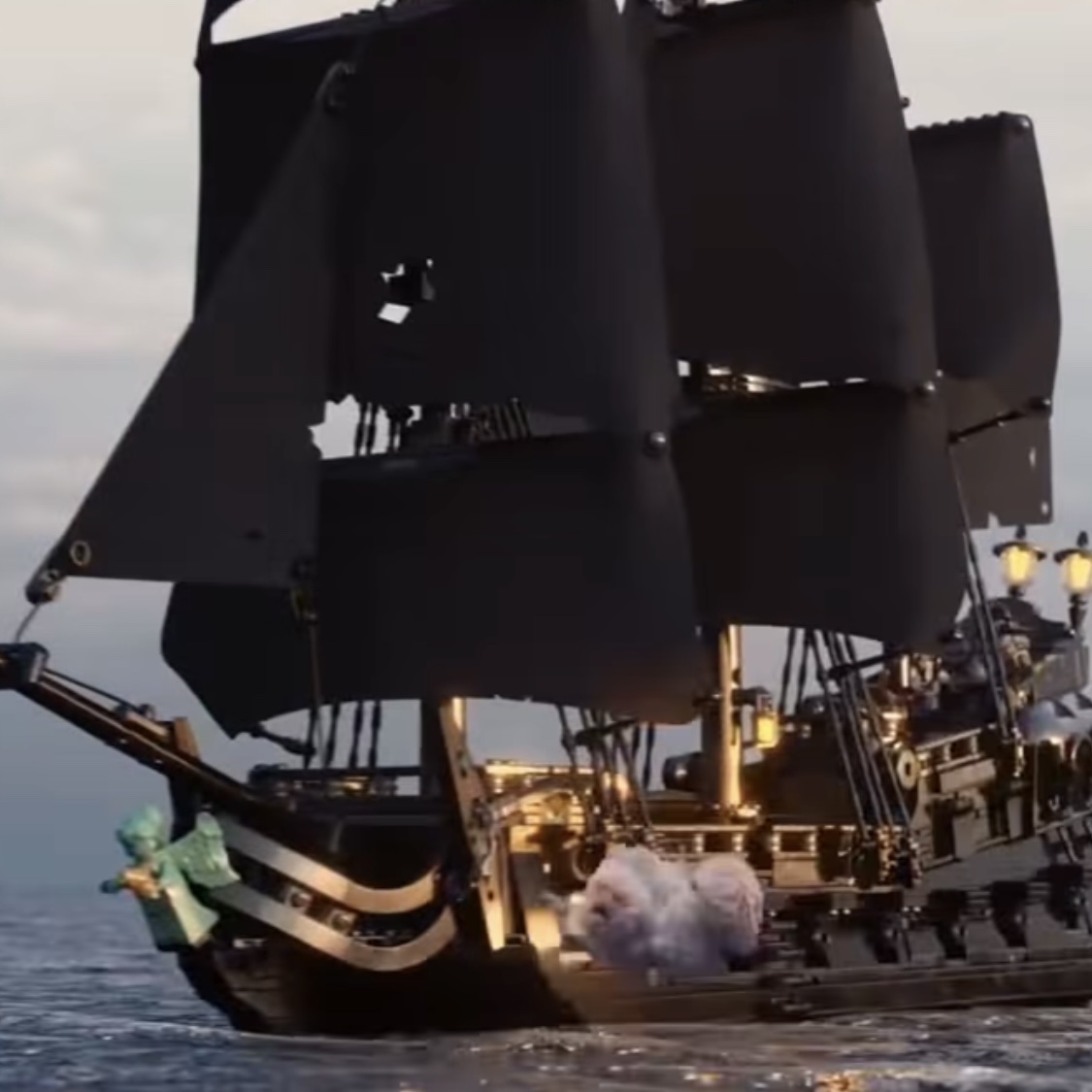 Lego Icons Captain Jack Sparrow's Pirate Ship 착용 스타일 - 6