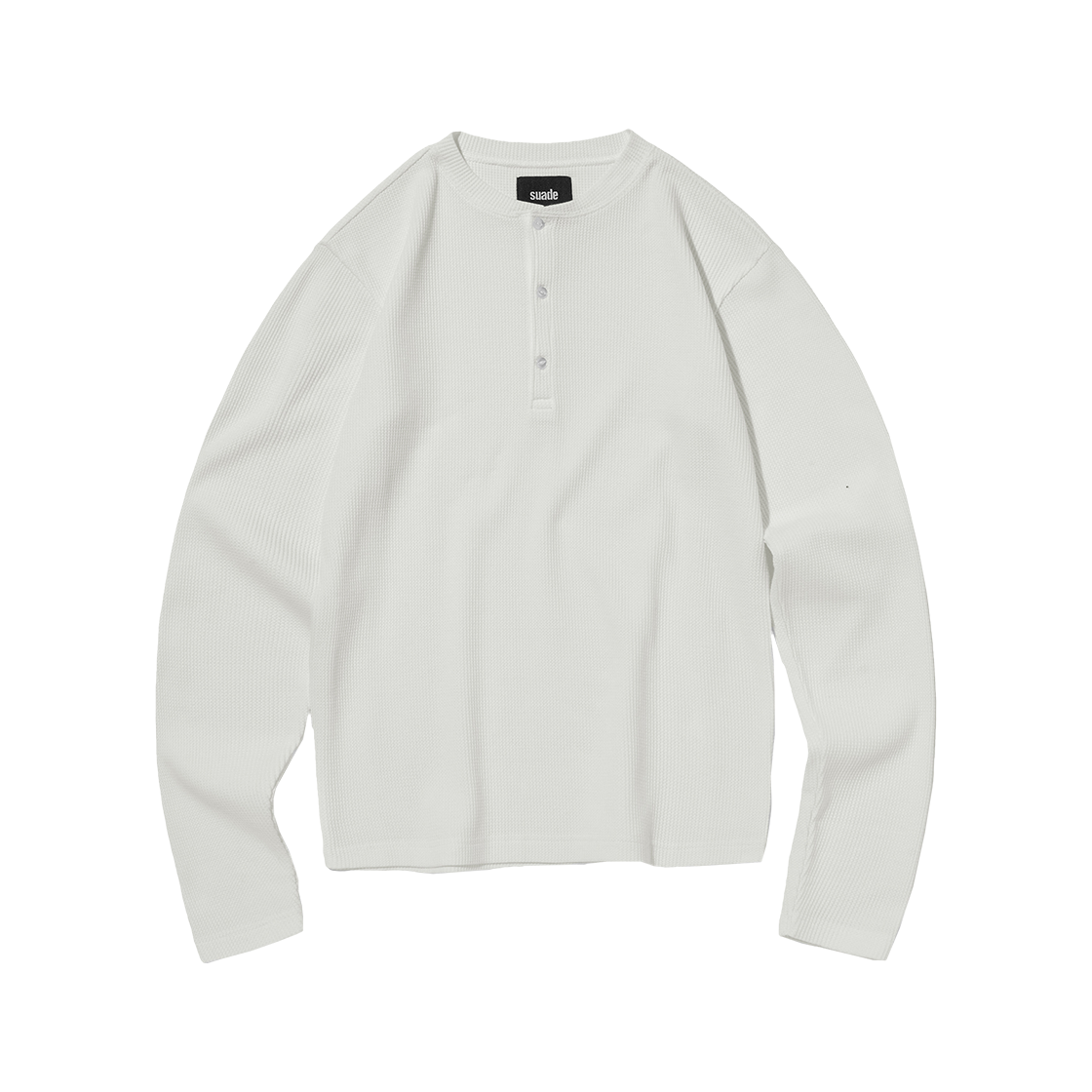 스웨이드 써멀 헨리넥 아이보리(Suade Thermal Henley Neck Ivory)