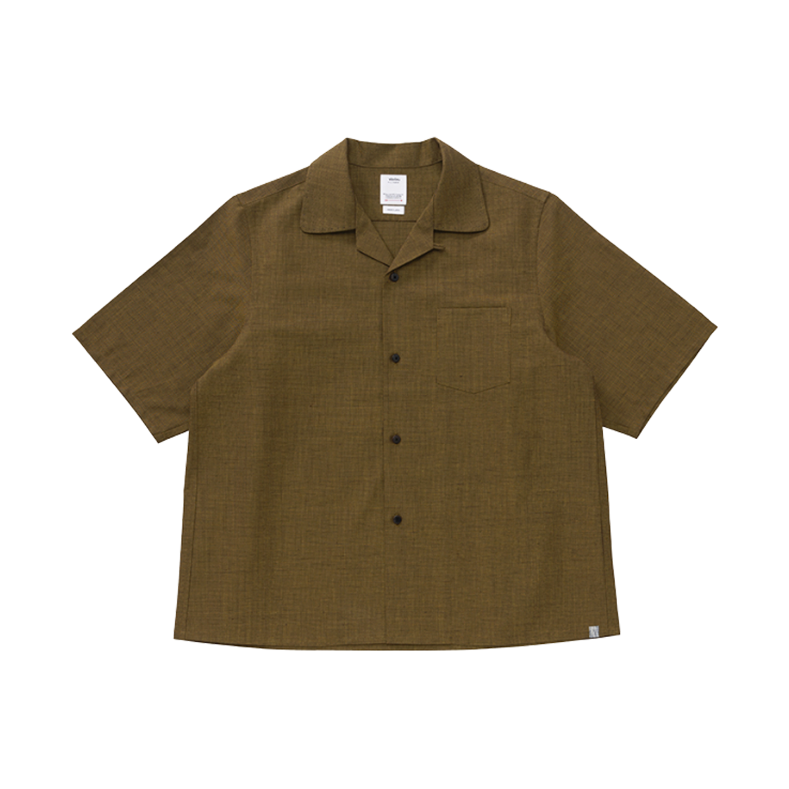 0125105011014 Visvim Keesey SP S/S Shirt Khaki - 25SS
