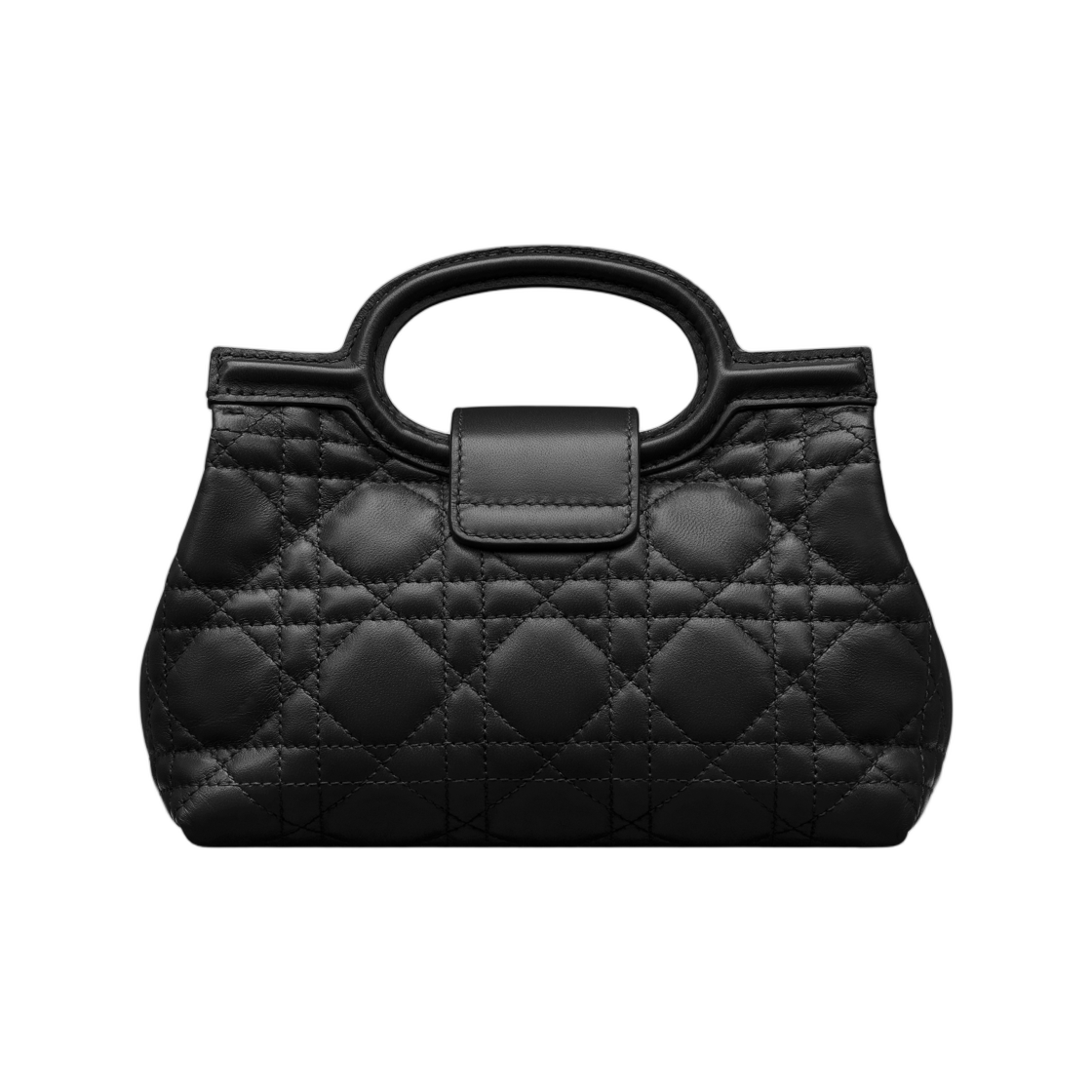 디올 졸리 탑 핸들 미니 백 까나쥬 램스킨 블랙(Dior Jolie Top Handle Mini Bag Cannage Lambskin Black) - 3