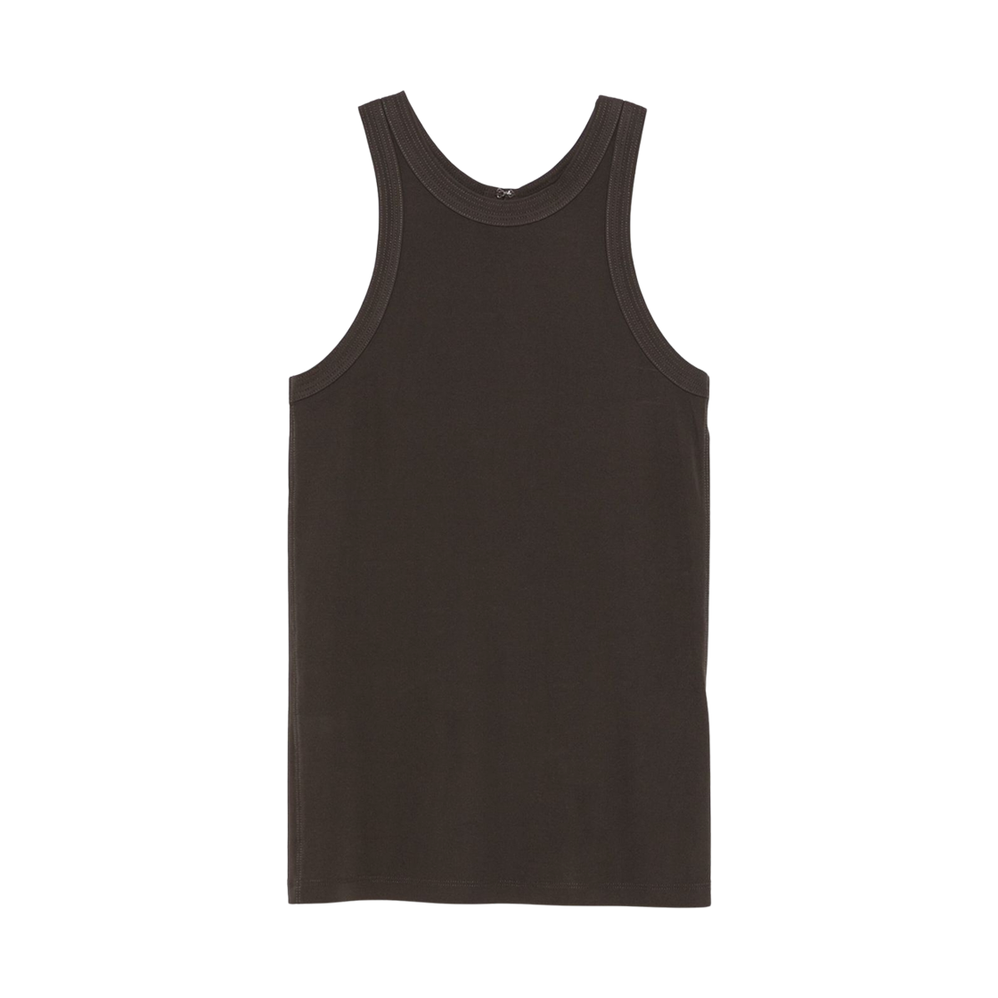 242-WRT1727-FB0162-273 (W) Toteme Fluid Jersey Tank Black