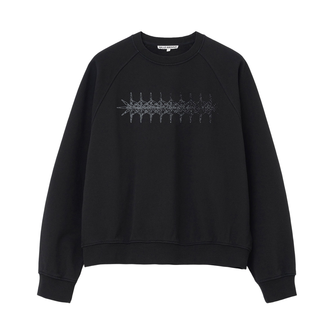 ML671BLK Millo Archive Crescendo Beacon Crewneck Black