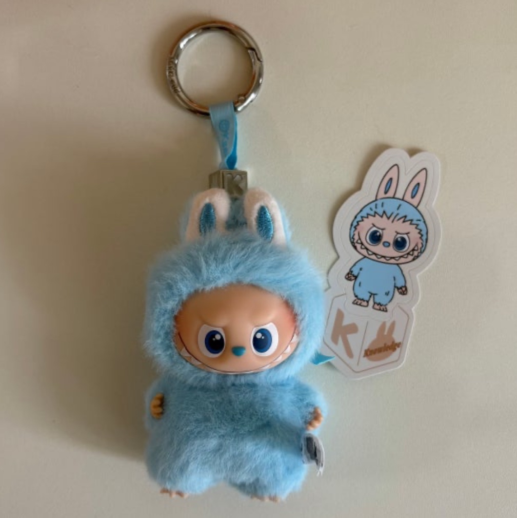 Pop Mart Labubu The Monsters Pin For Love Series Vinyl Plush Pendant (A-M) K (Opened Case) 착용 스타일