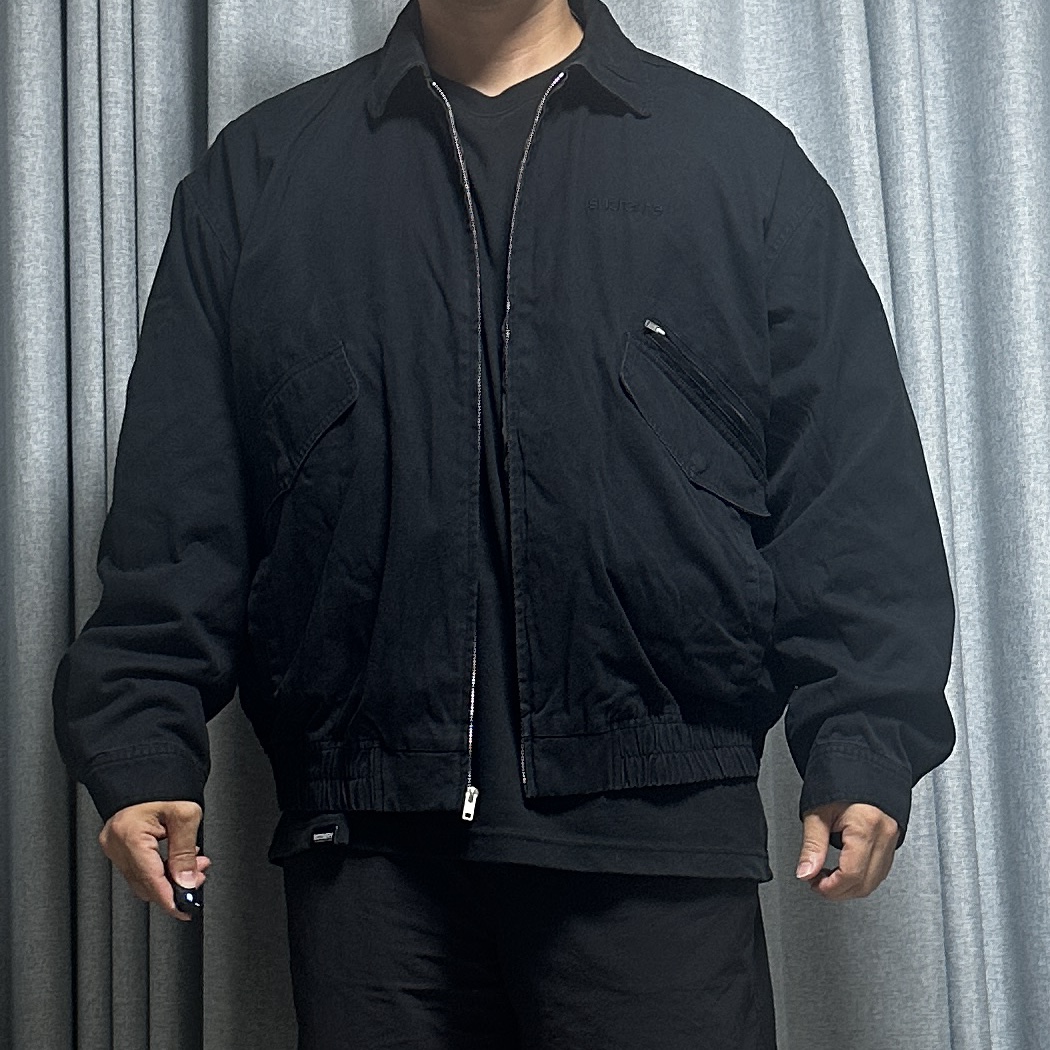 Supreme Hooded Utility Jacket Black - 25FW 착용 스타일 - 10