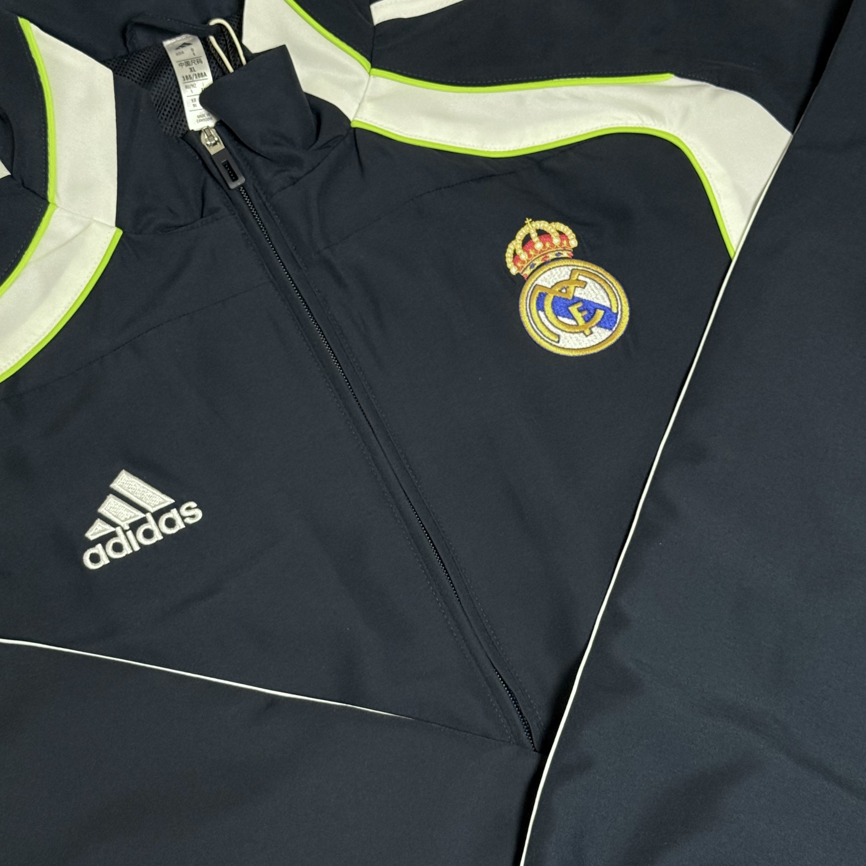 Adidas Real Madrid UBP Track Top Night Navy - KR Sizing 착용 스타일