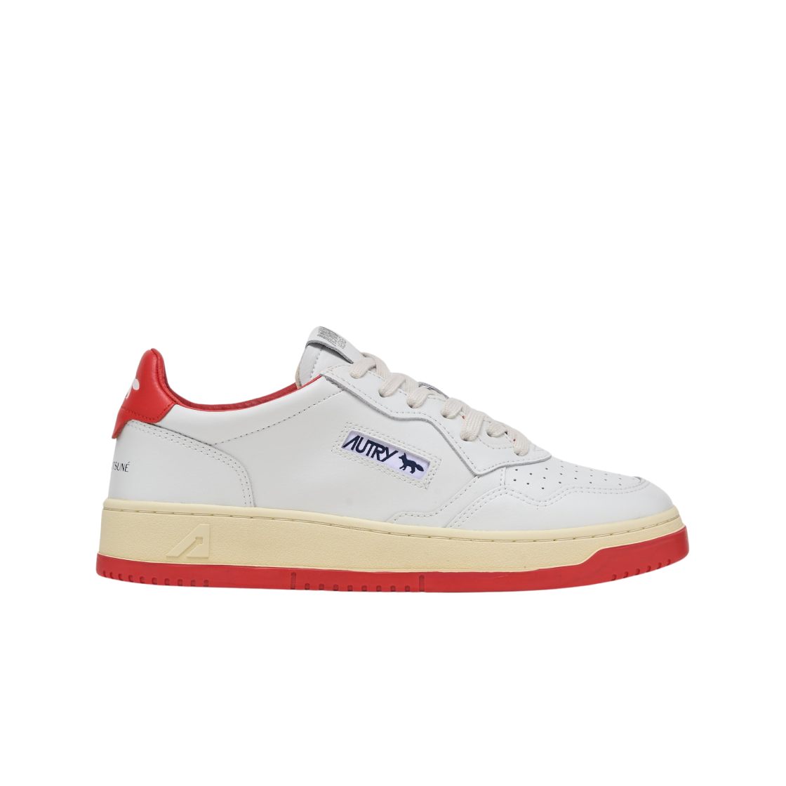 AULM-MK02 Autry x Maison Kitsune Medalist Low White Orange