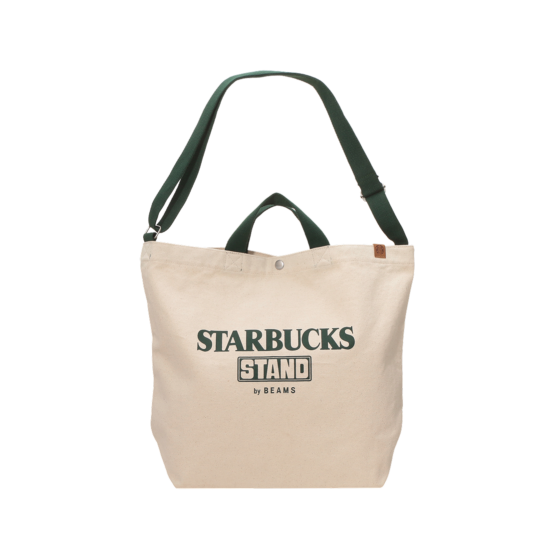 스타벅스 x 빔즈 캔버스 로고 토트백 오프 화이트(Starbucks x Beams Canvas Logo Tote Bag Off White) - 1