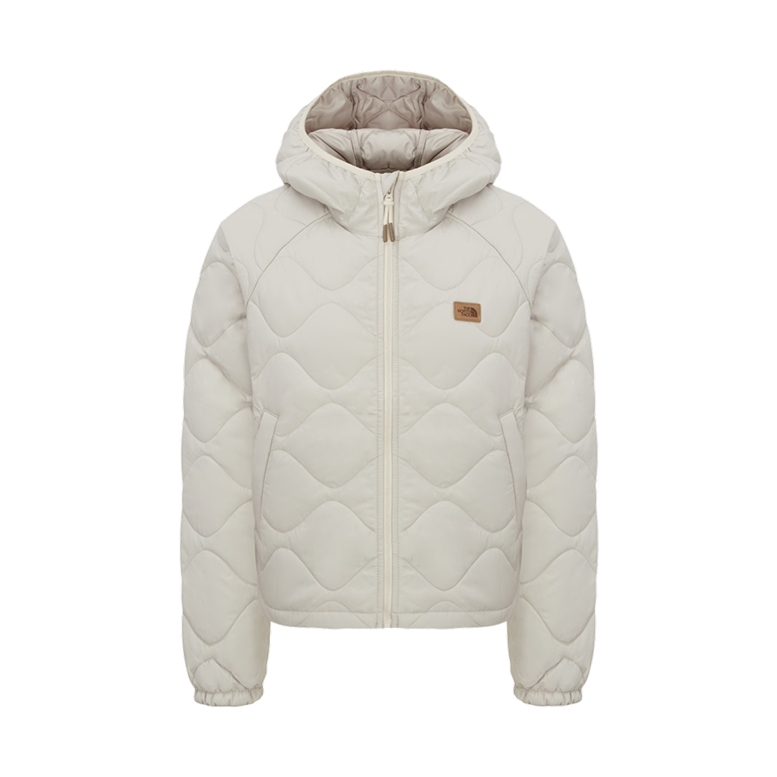 NJ3NR98B (W) The North Face Milo Heat Short Jacket White Sand - 25FW