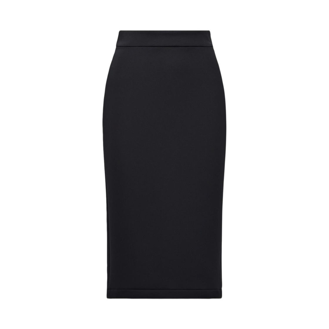 (W) 몽클레르 x EE72 바이 에드워드 에니풀 네오프렌 스커트 블랙 - 25FW((W) Moncler x EE72 By Edward Enninful Neoprene Skirt Black - 25FW)