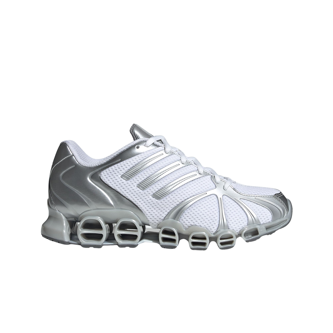 JQ0555 (W) Adidas Mega Ghostride Cloud White Silver Metallic