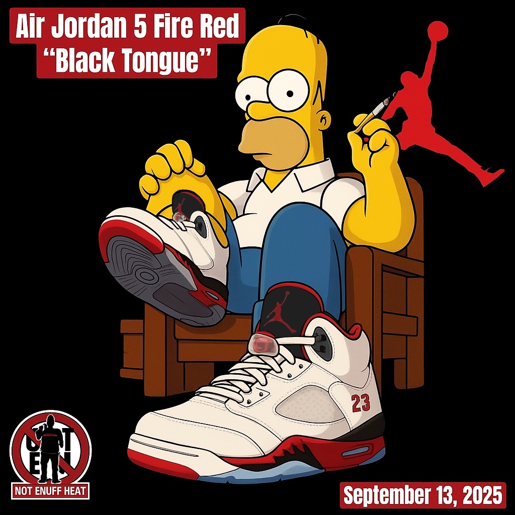 Jordan 5 Retro Fire Red Black Tongue 2025 착용 스타일 - 2