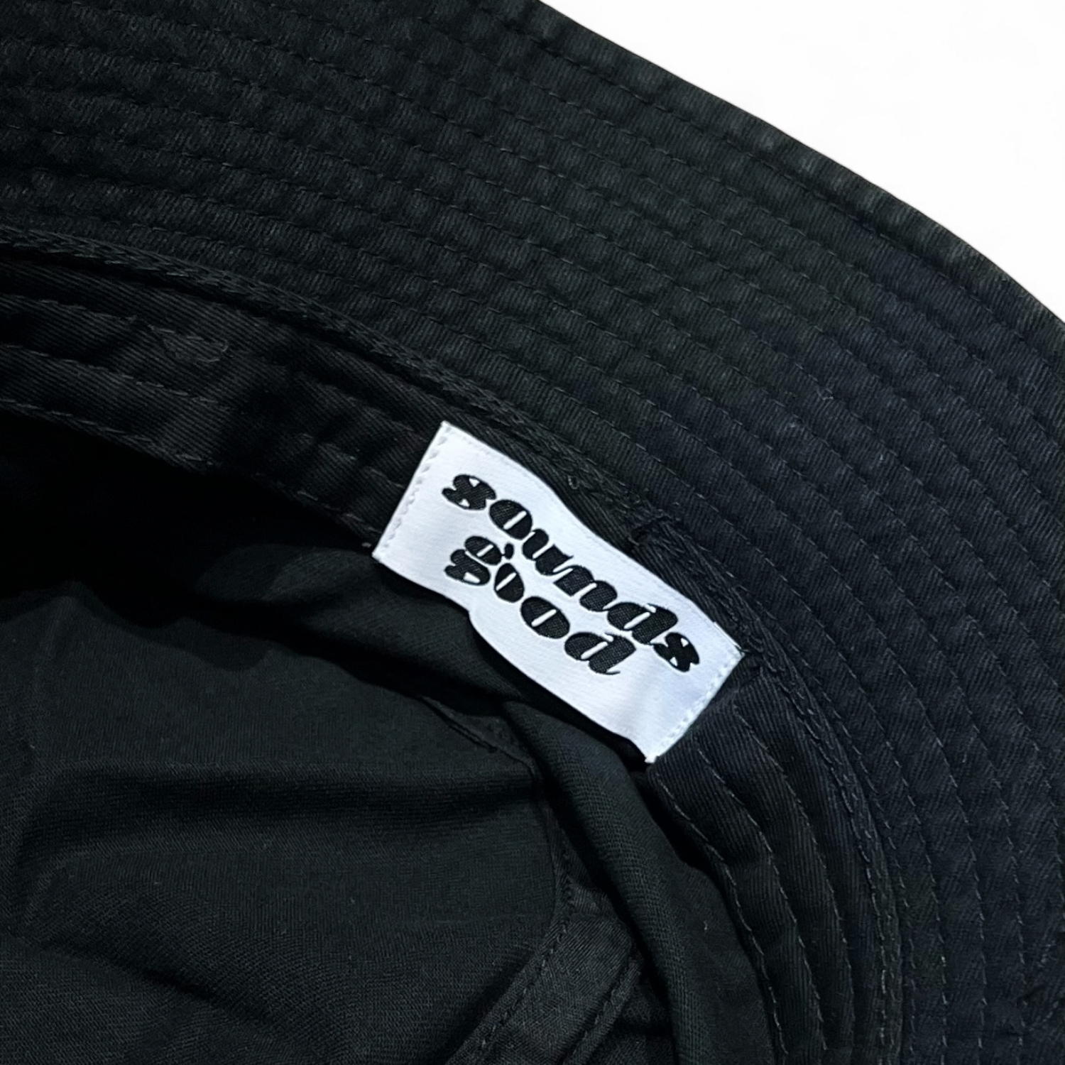 사운즈굿 SG 로고 버킷햇 블랙(Sounds Good SG Logo Bucket Hat Black) - 3