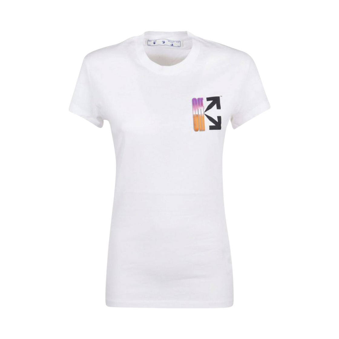 OWAA040R21JER0010184 (W) Off-White Gradient Short Sleeve T-Shirt White