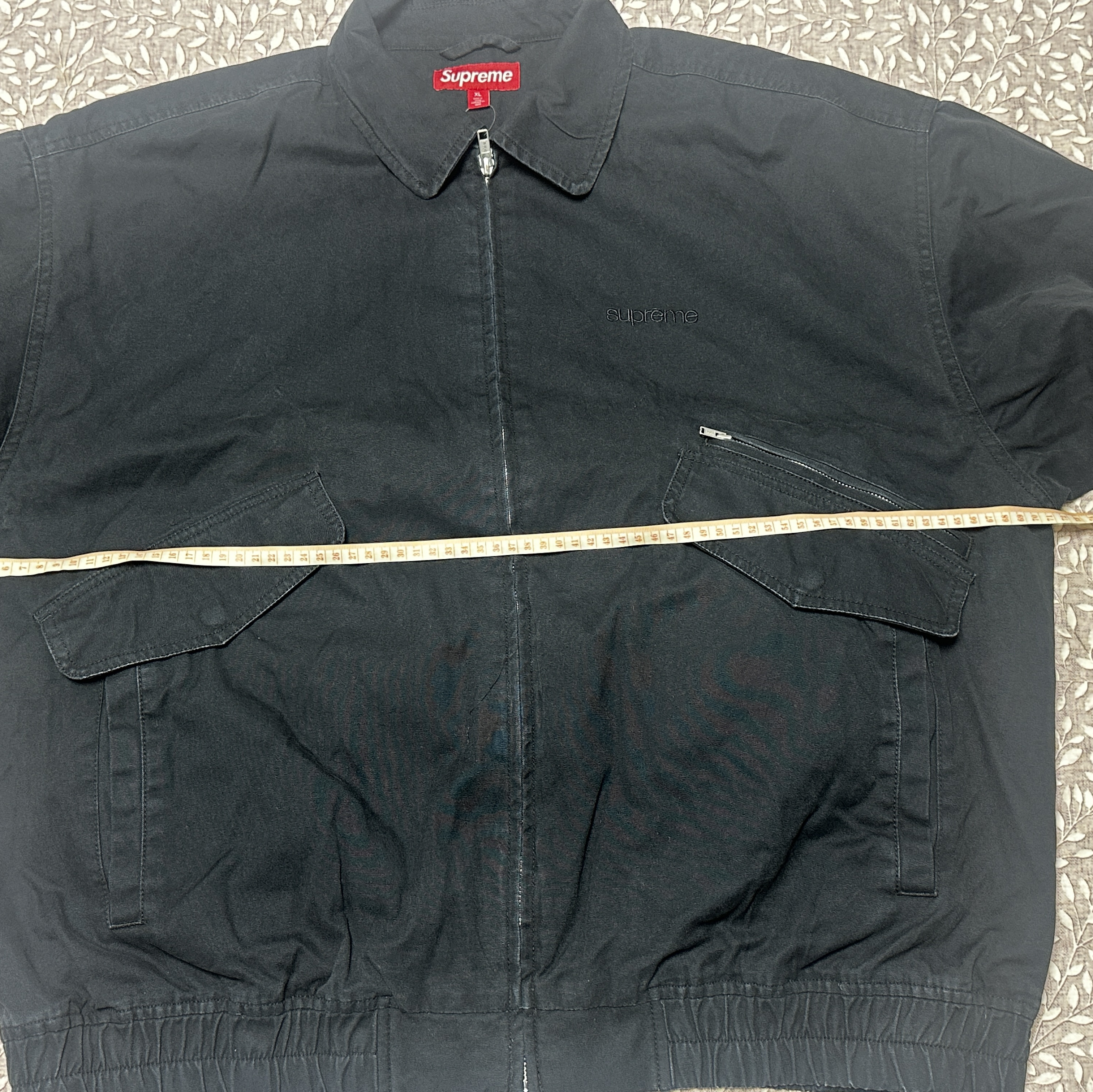 Supreme Hooded Utility Jacket Black - 25FW 착용 스타일 - 2