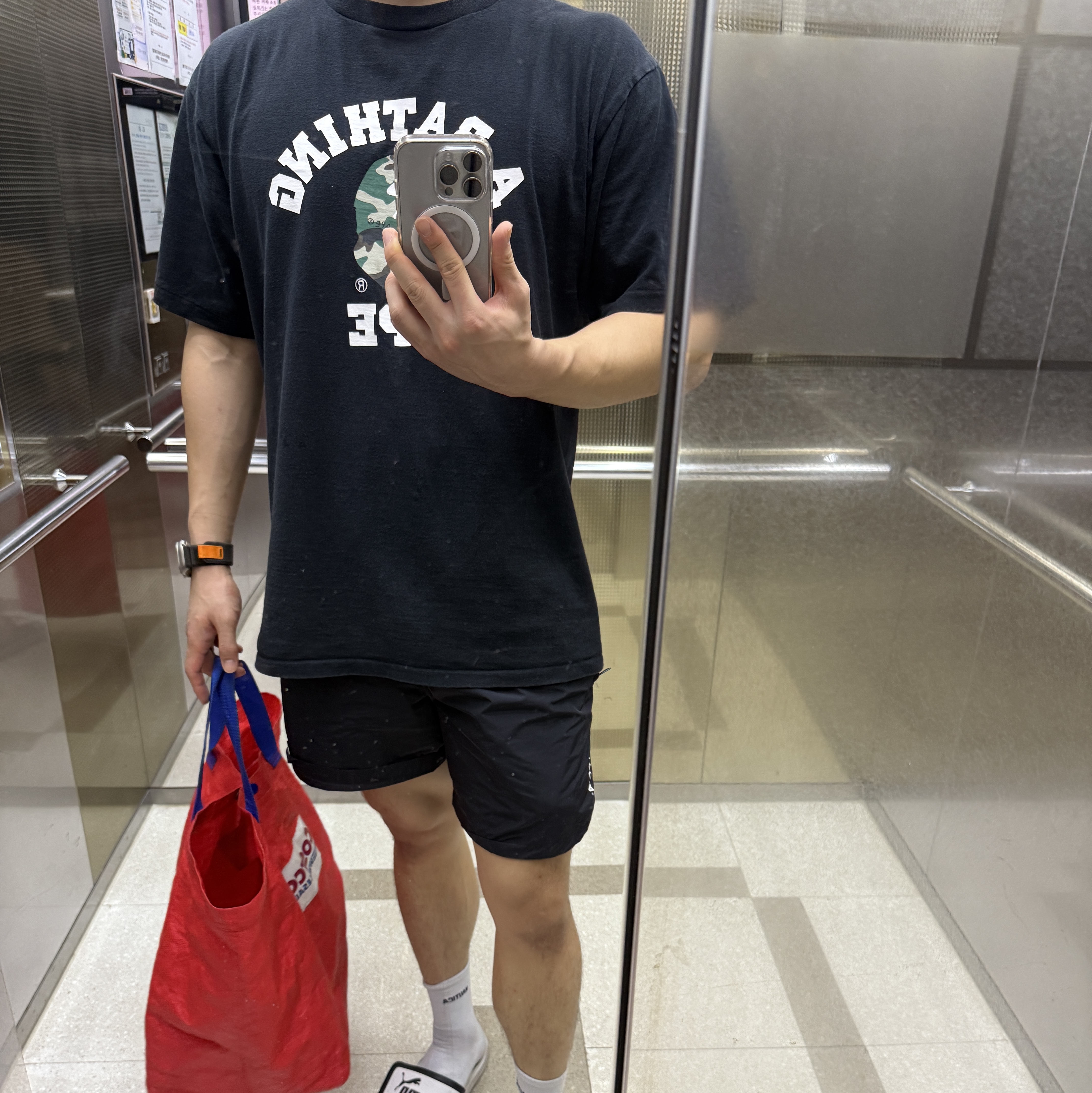 Nike x Drake Nocta Nylon Woven Shorts Black (FN8194-010) 착용 스타일