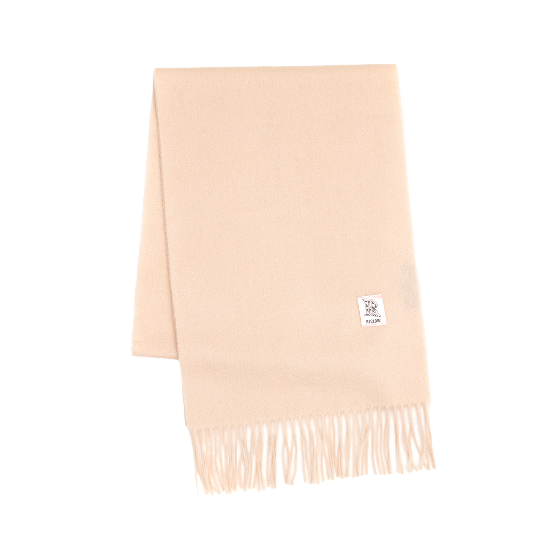 100% Cashmere Muffler Ivory RECLOW 100% Cashmere Muffler Ivory