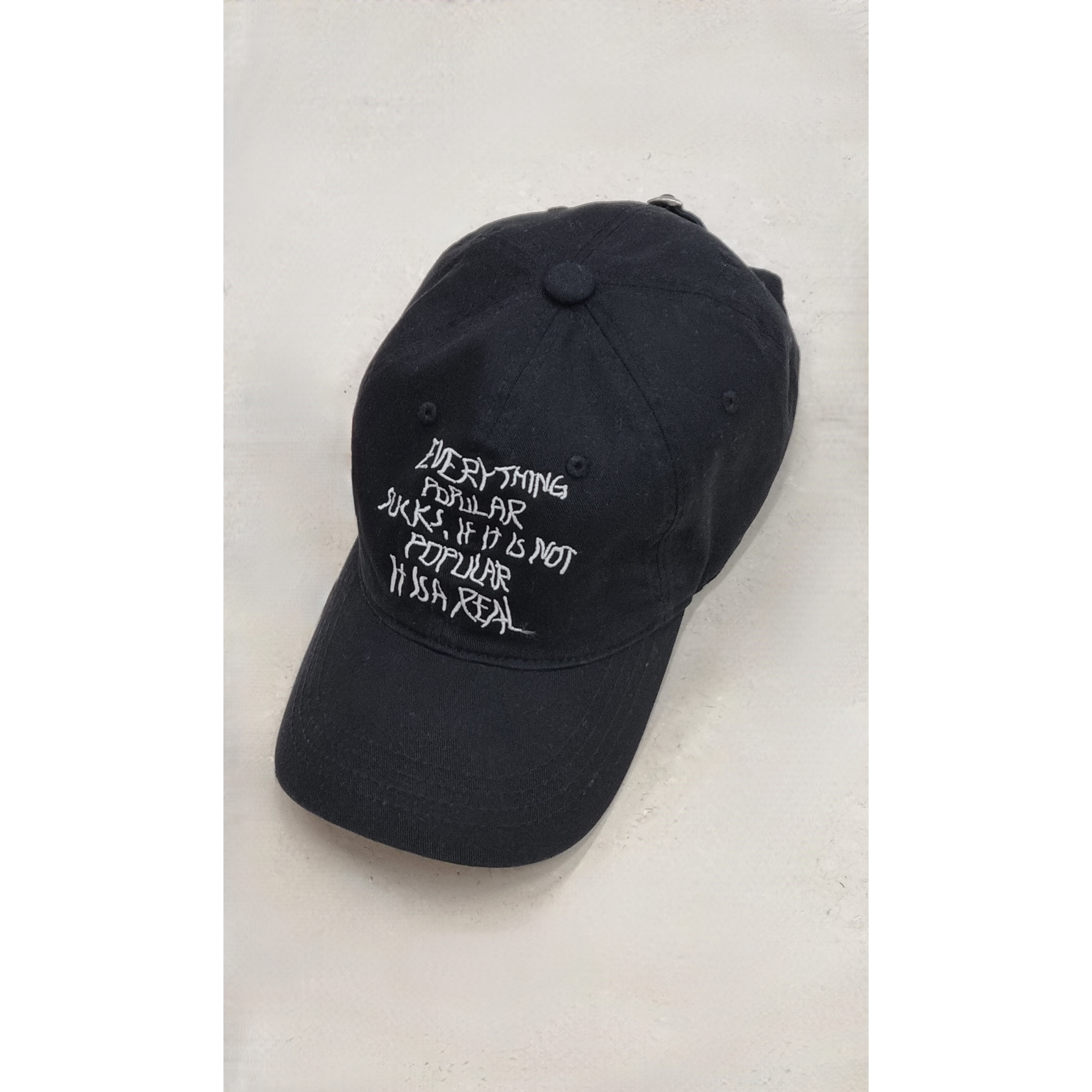 Polyteru 1011 Doodle Cap Black (Classic Fit) 착용 스타일