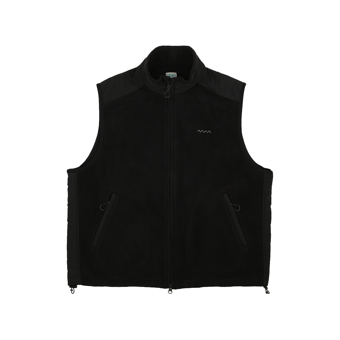 A-091 mmogarden mmo Fleece Vest Black