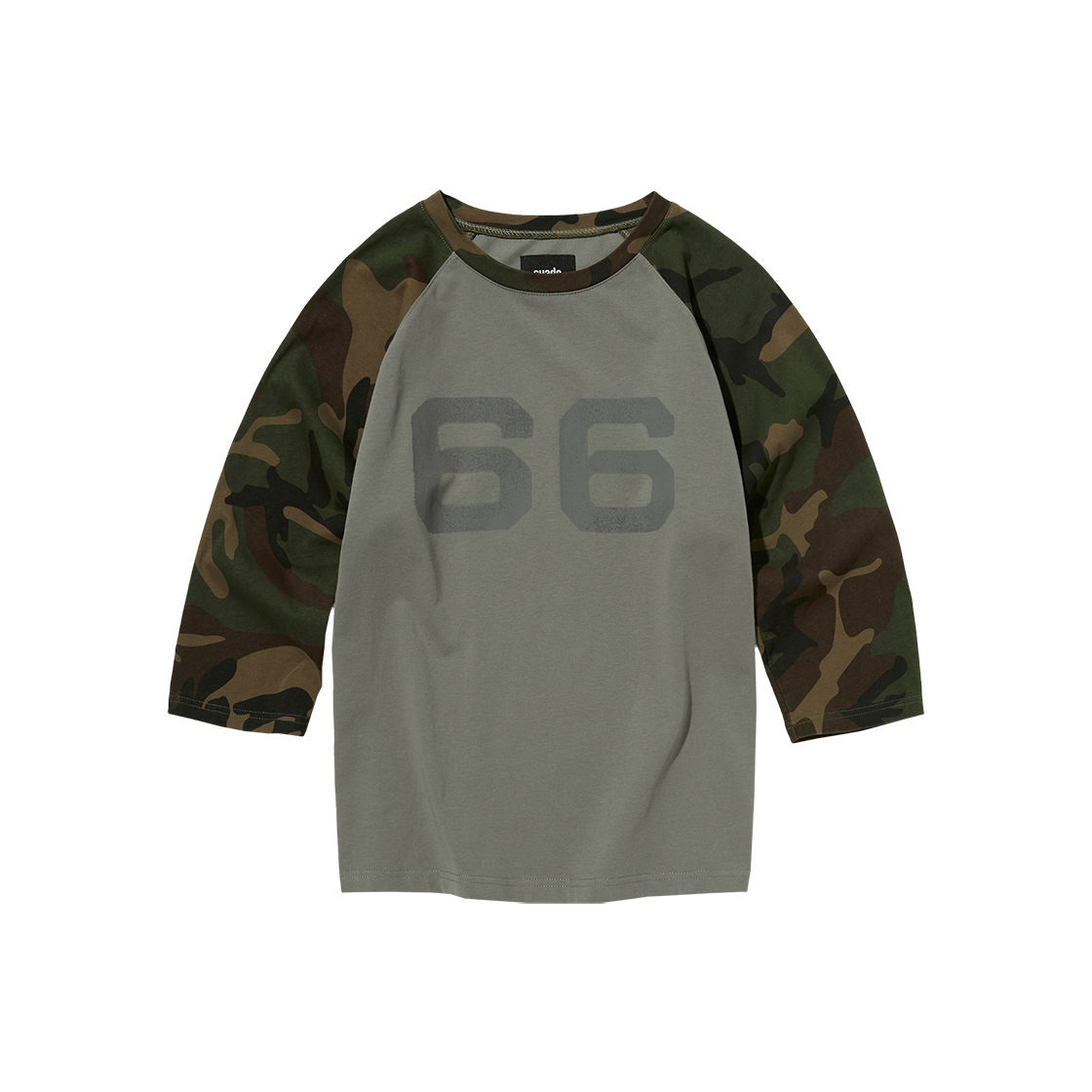 스웨이드 66 레글런 4/3 슬리브 카모(Suade 66 Raglan 4/3 Sleeve Camo)