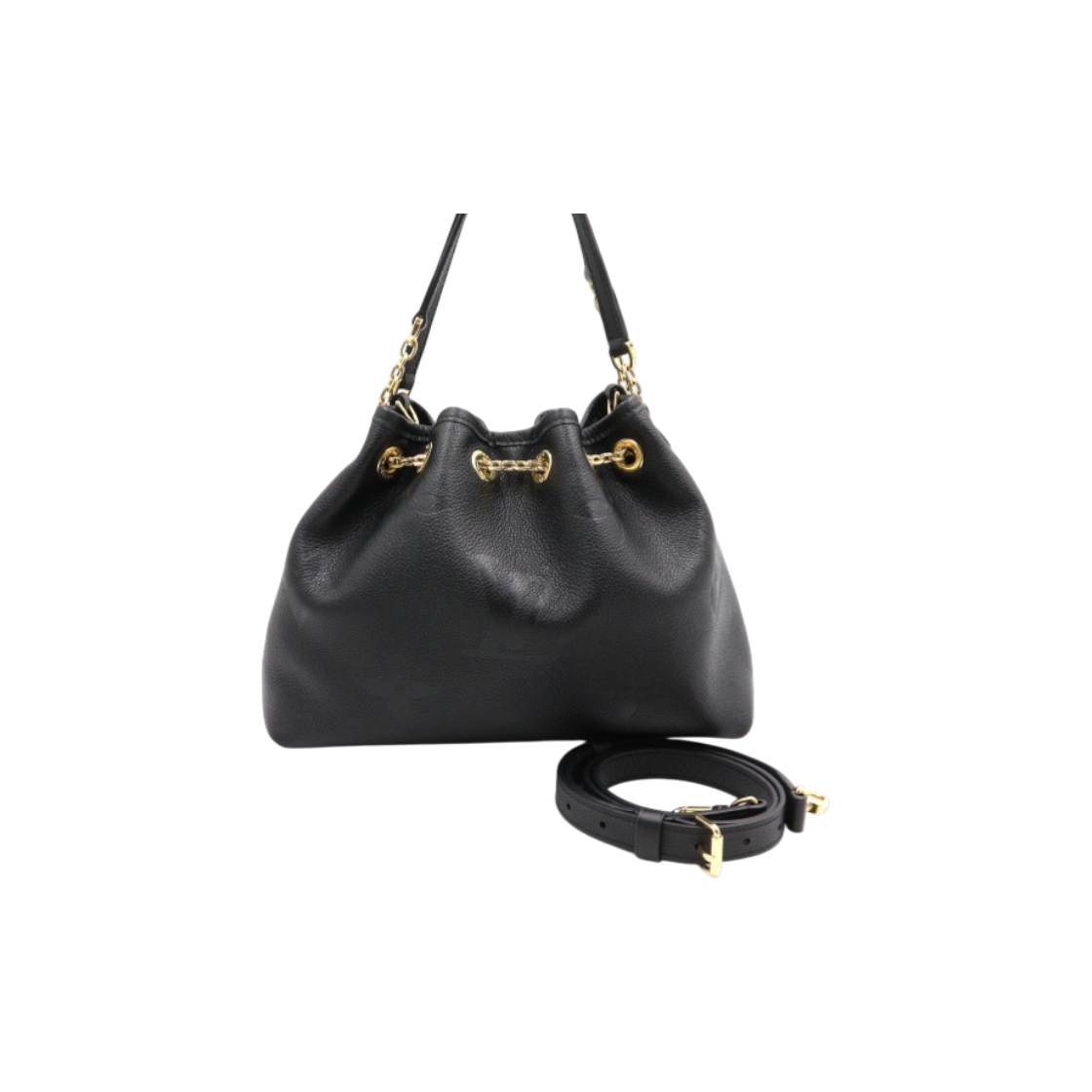 IT38CC6DABHW Louis Vuitton Monogram Empreinte LV Bundle Women's Chain Shoulder Bag