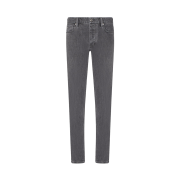 Emporio Armani J75 Slim Fit Stone Washed Stretch Denim Jeans Grey