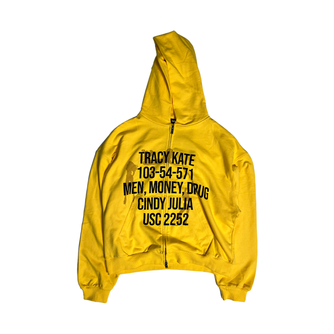 파코서플라이 트레이시 집업 후디 옐로우(PACOSPLY Tracy Zip Up Hoodie Yellow)