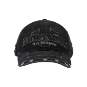 True Religion x NOMANUAL No Religion Logo Patch Work Cap Washed Black