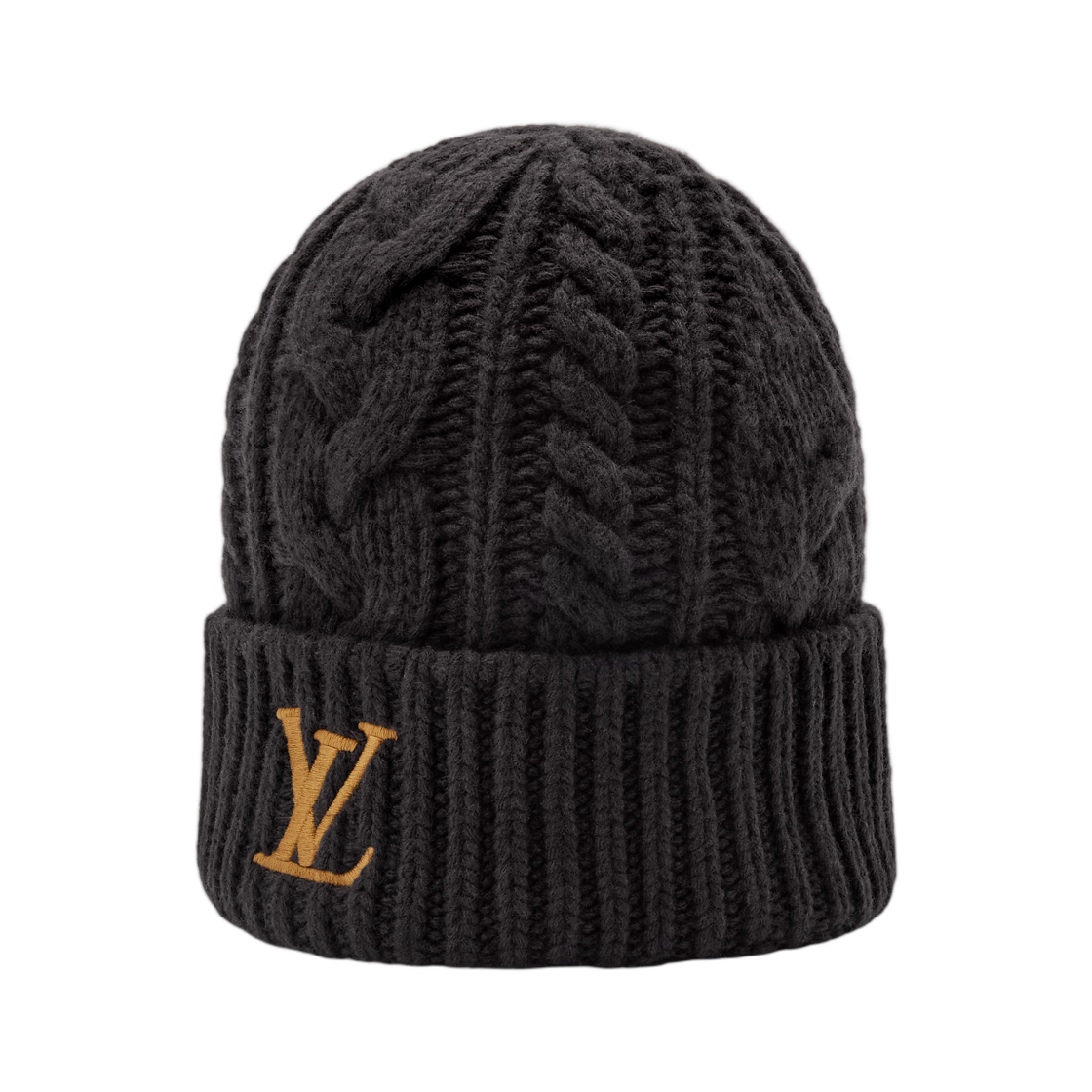 루이비통 온리 LV 미니 케이블 비니 브라운(Louis Vuitton Only LV Mini Cable Beanie Brown) - 2