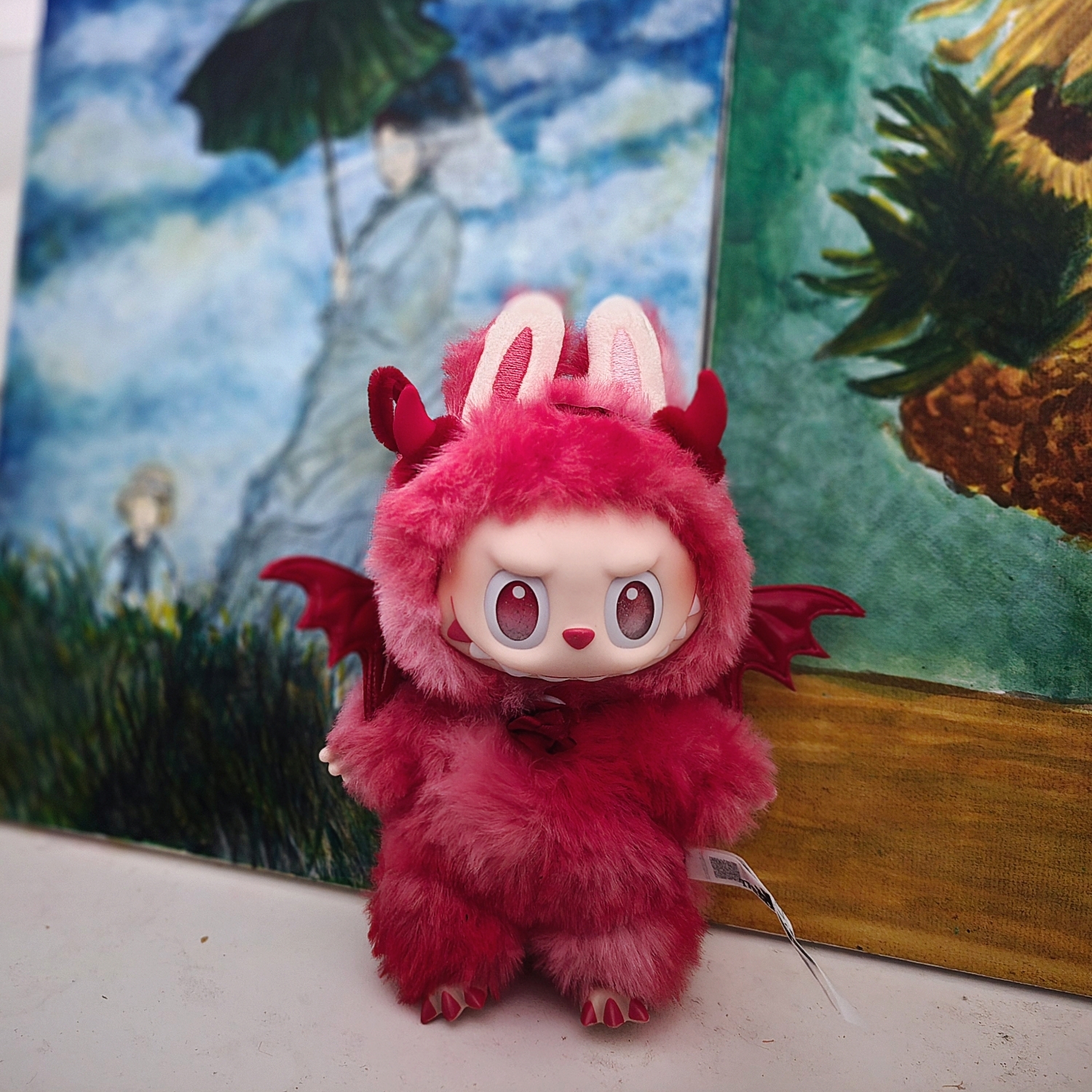 Pop Mart Labubu The Monsters Highlight Series Love Keyring (Opened Case) 착용 스타일