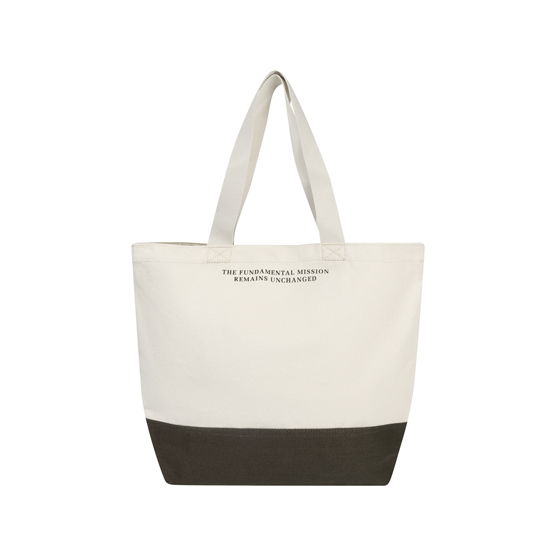 노스페이스 블록 캔버스 백 크림 - 25FW(The North Face Block Canvas Bag Cream - 25FW) - 2