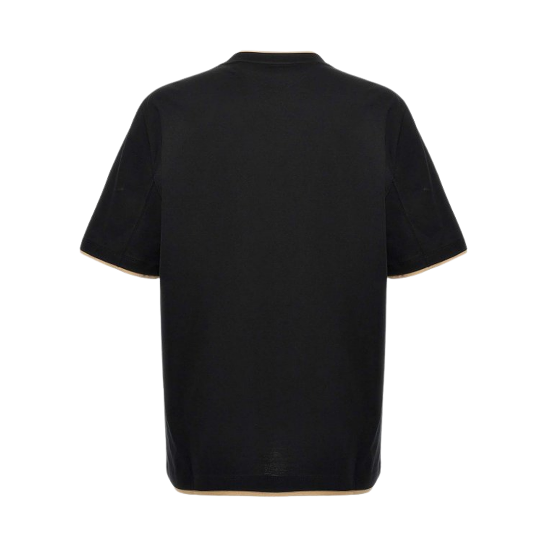 브루넬로 쿠치넬리 자수 로고 티셔츠 블랙(Brunello Cucinelli Embroidered Logo T-Shirt Black) - 2