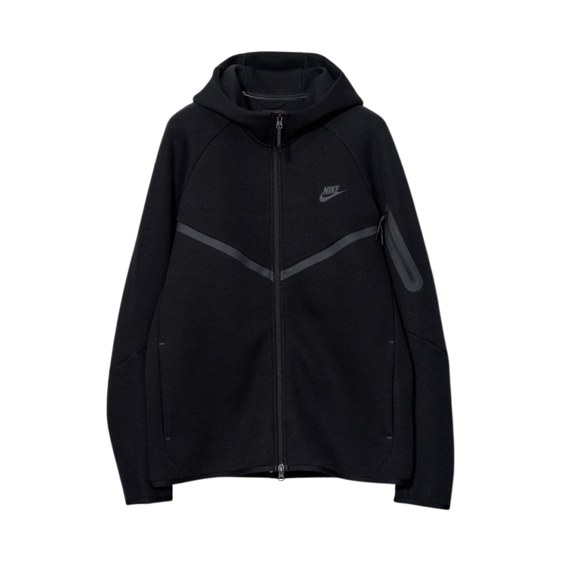HV0950-010 Nike Tech Fleece Windrunner Full Zip Jacket Black - Asia