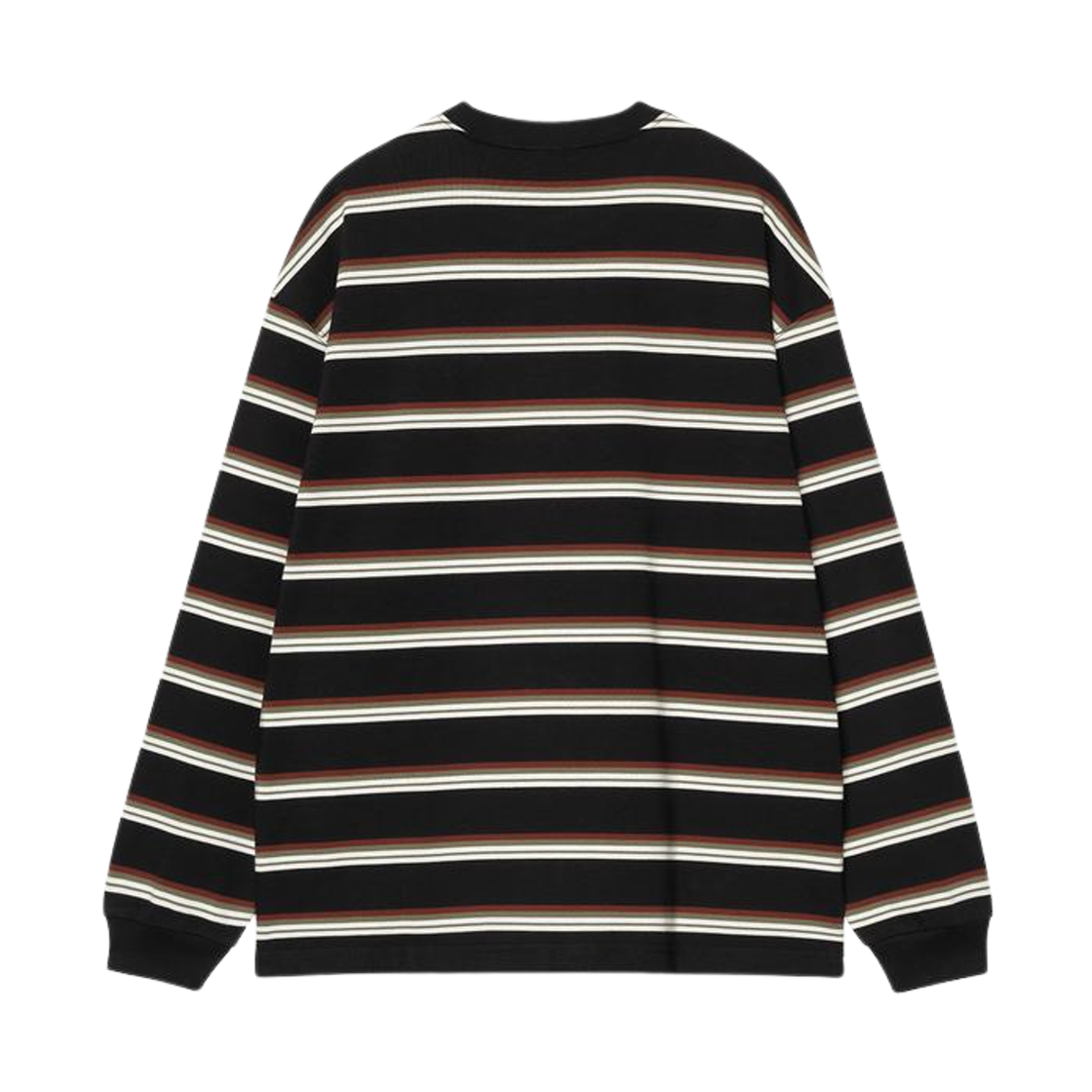 칼하트 WIP 홀름 스트라이프 롱슬리브 티셔츠 블랙(Carhartt WIP Holm Stripe Long Sleeve T-Shirt Black) - 2