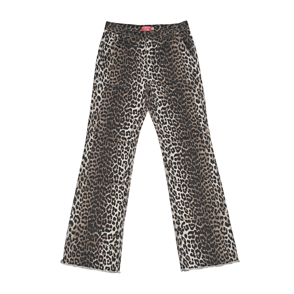 떨스티클럽 더블니 팬츠 - 레오파드(THIRSTY CLUB Double knee pants - Leopard)