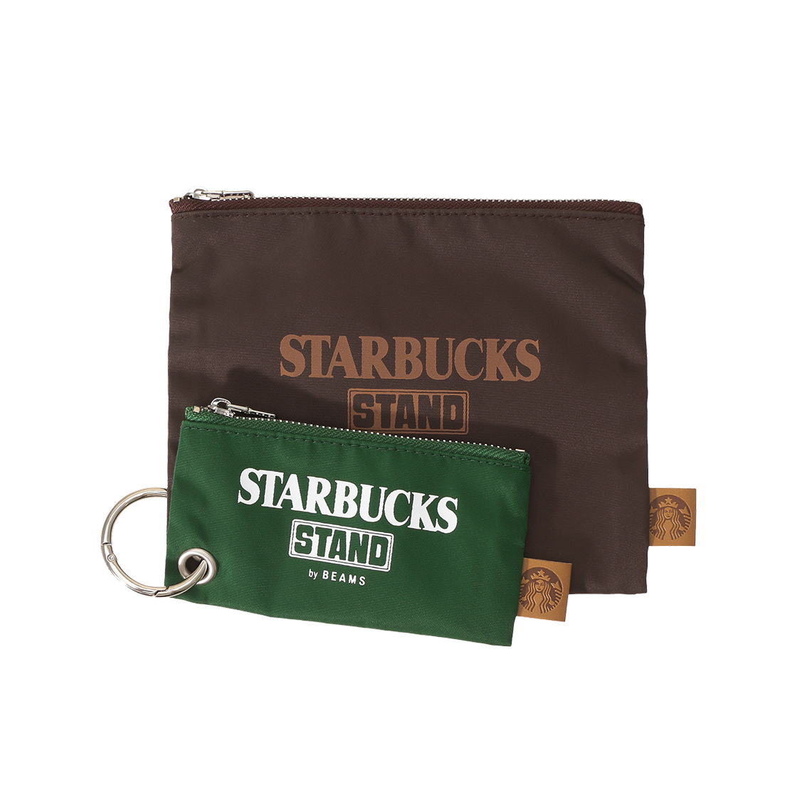 - Starbucks x Beams Pouch (Set of 2) Brown