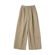 Kapital Chino High-Waisted Baggy Pants Beige