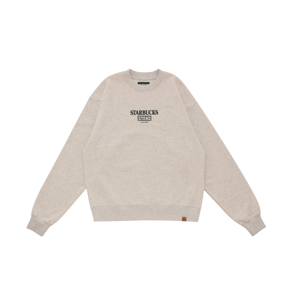 스타벅스 x 빔즈 로고 크루 스웨트셔츠 오트밀(Starbucks x Beams Logo Crew Sweatshirt Oatmeal)