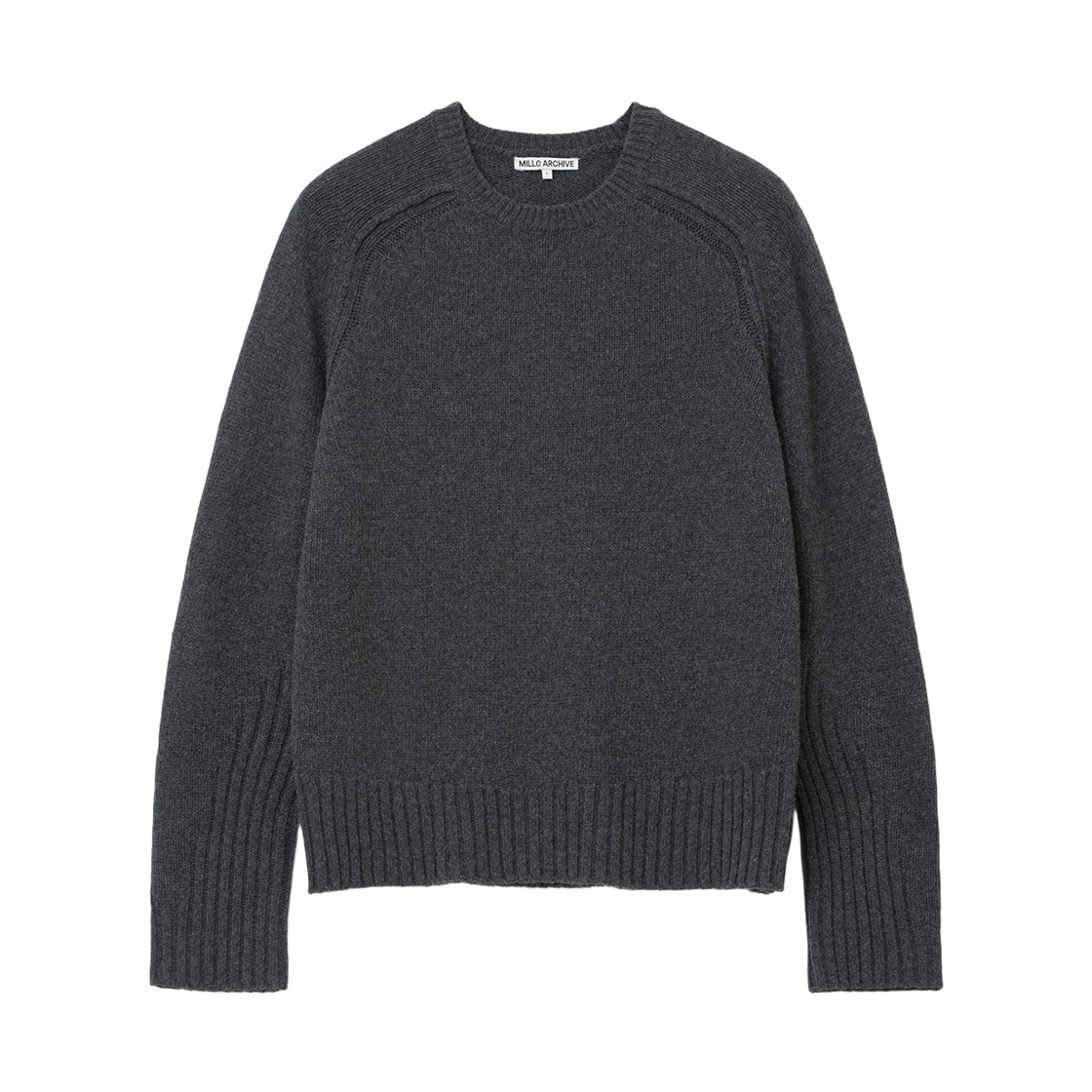 ML588DKG Millo Archive Arc Round Knit Dark Gray