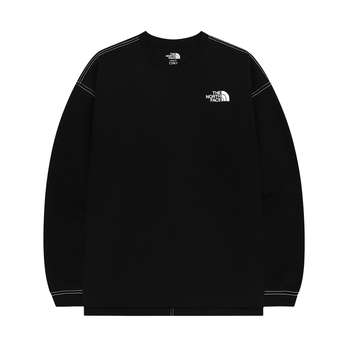 노스페이스 에센셜 롱슬리브 R/티셔츠 블랙 - 25FW(The North Face Essential L/S R/T-Shirt Black - 25FW)
