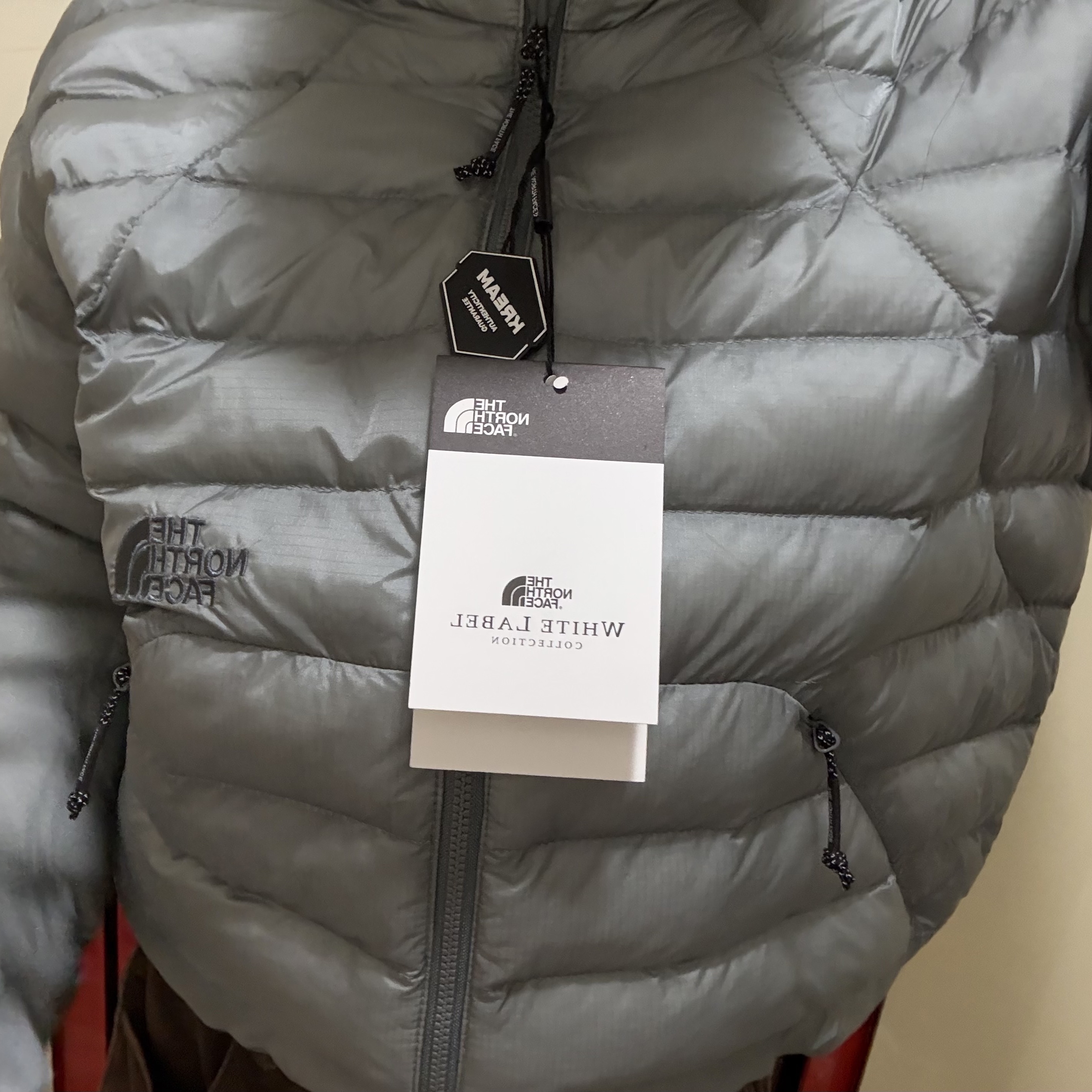 The North Face Ventus On Jacket Silver 착용 스타일