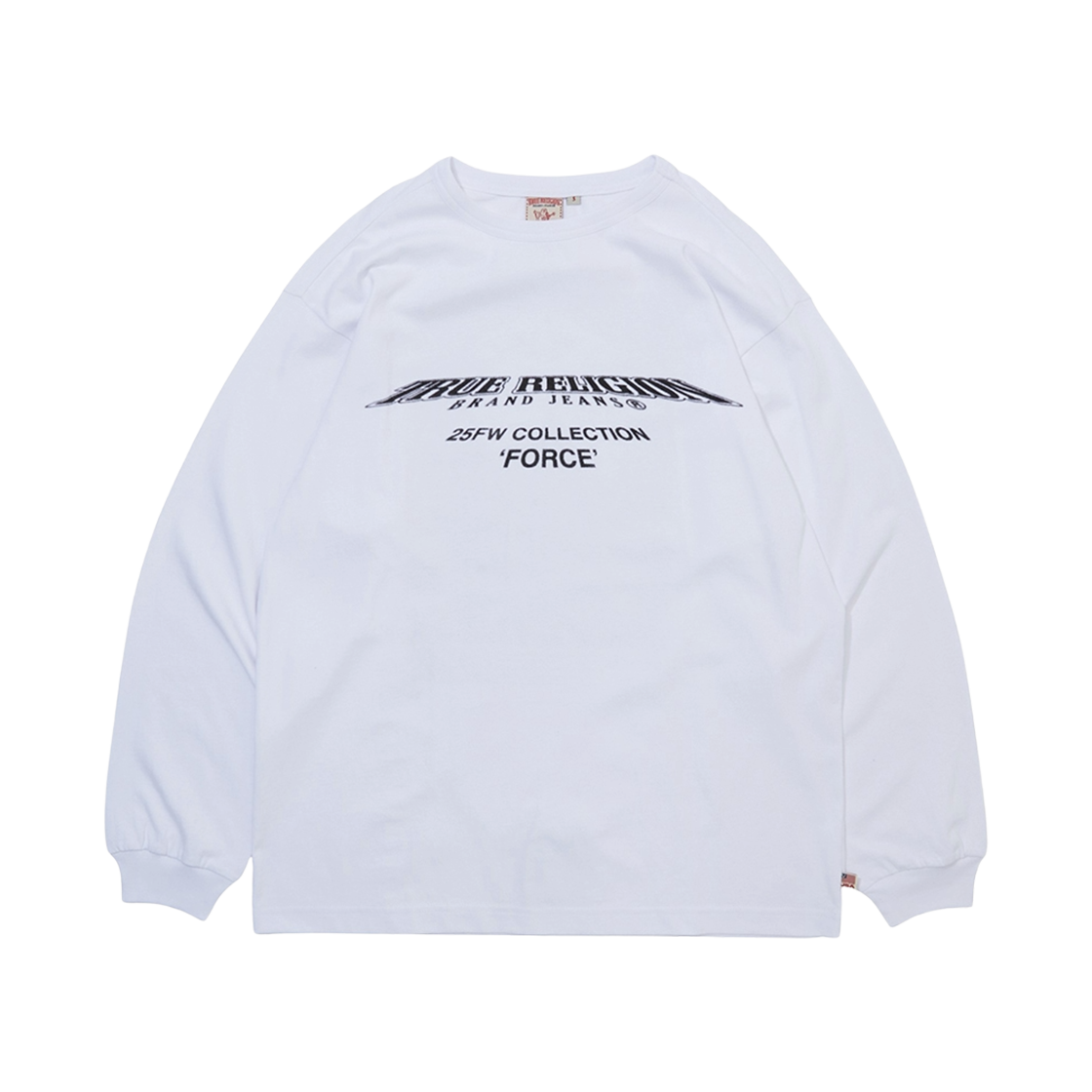 TRA3TSU501WWH True Religion Unknown Force Long Sleeve White