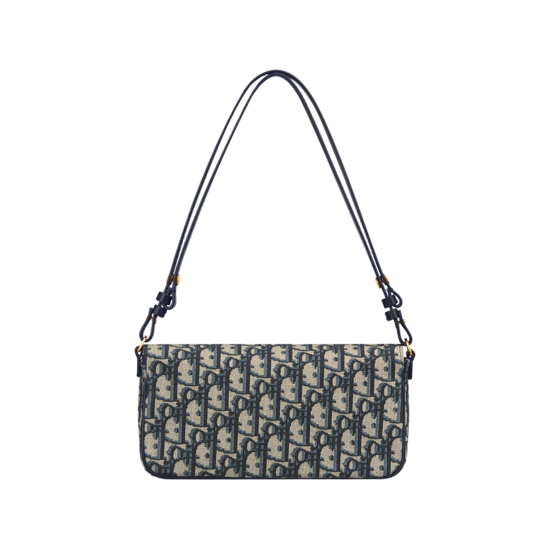 디올 30 몽테인 D-바인 파우치 체인 디올 오블리크 자카드 블루(Dior 30 Montaigne D-Vine Pouch with Chain Dior Oblique Jacquard Blue) - 3