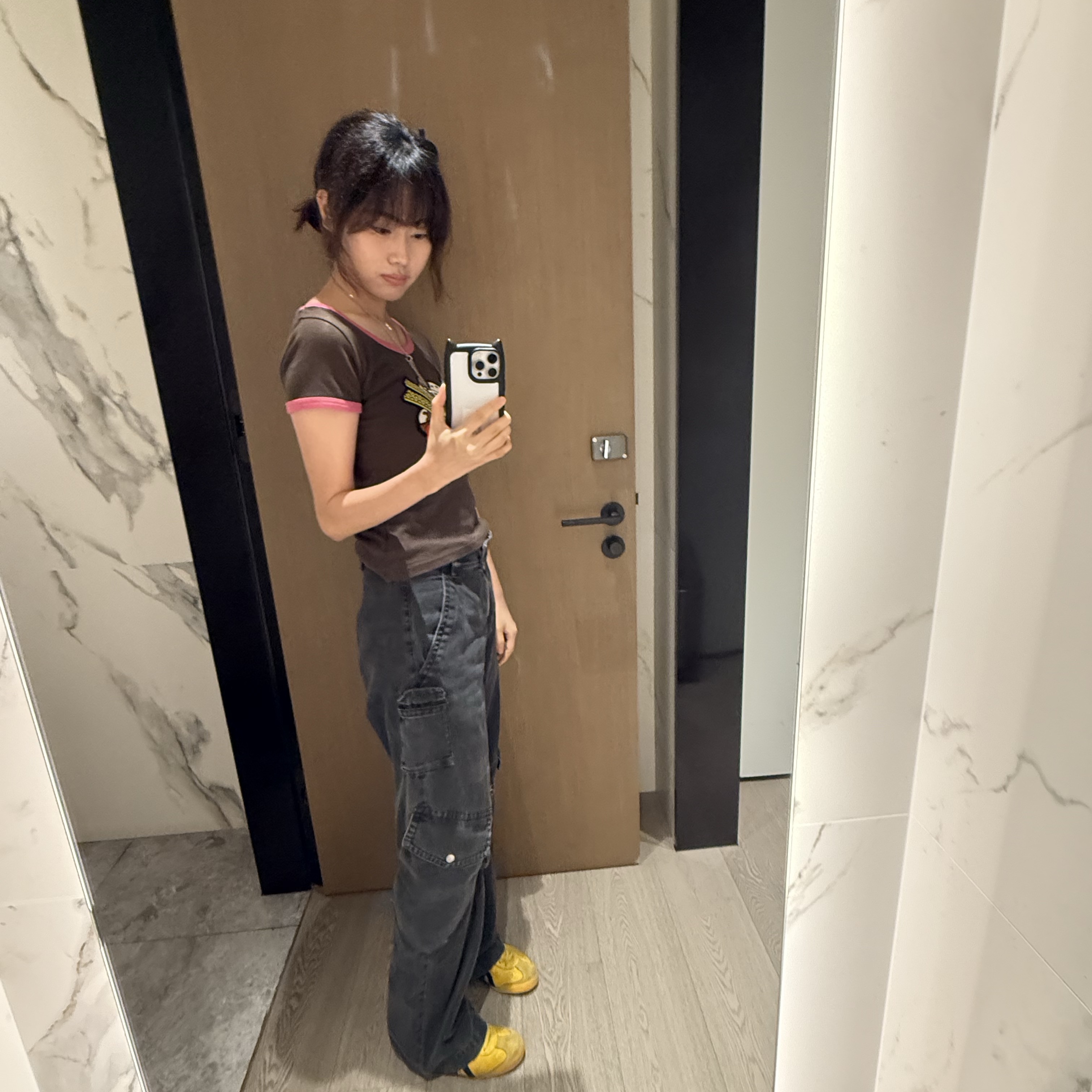 Onitsuka Tiger Mexico 66 Yellow Black, (W) Hysteric Glamour Glamour Paffe Chibi T-Shirt Brown - Parco Exclusive 착용 스타일 - 1